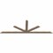 Ekena Millwork Saratoga Smooth Timber Gable Bracket, Douglas Fir, 84"W x 28"H x 1 1/2"D x 3 1/2"F, 8/12 Pitch GBW084X28X0204SAR00SDF - alternate 3